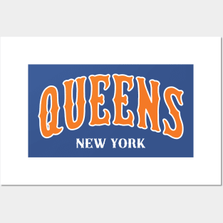 Queens 'New York' Baseball Fan: Represent Your Borough T-Shirt T-Shirt T-Shirt Posters and Art